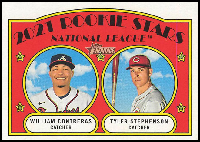 81 National League 2021 Rookie Stars (William Contreras Tyler Stephenson) RS, RC